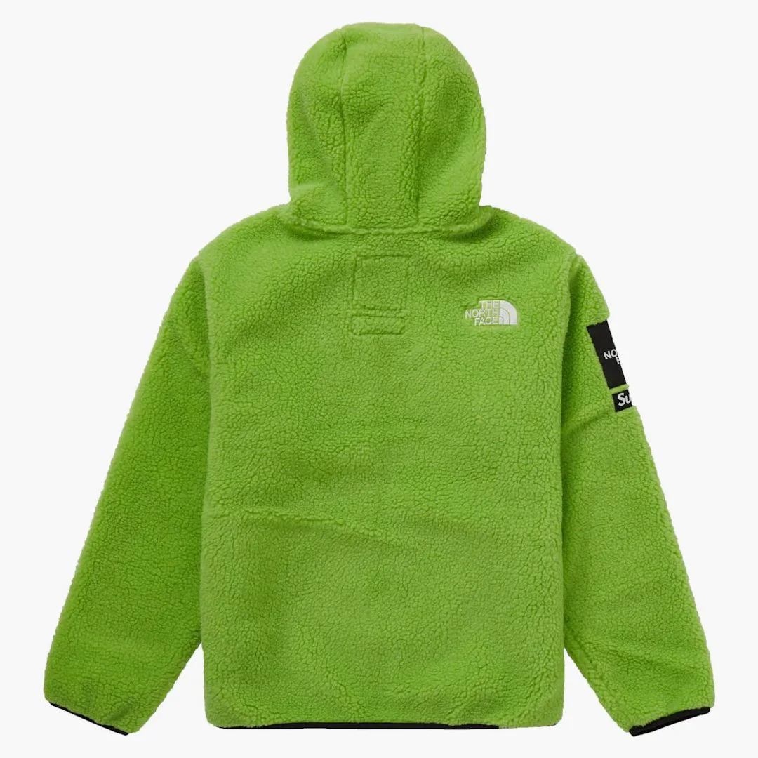 Supreme The North Face S Logo Fleece Jacket Lime - Image 2