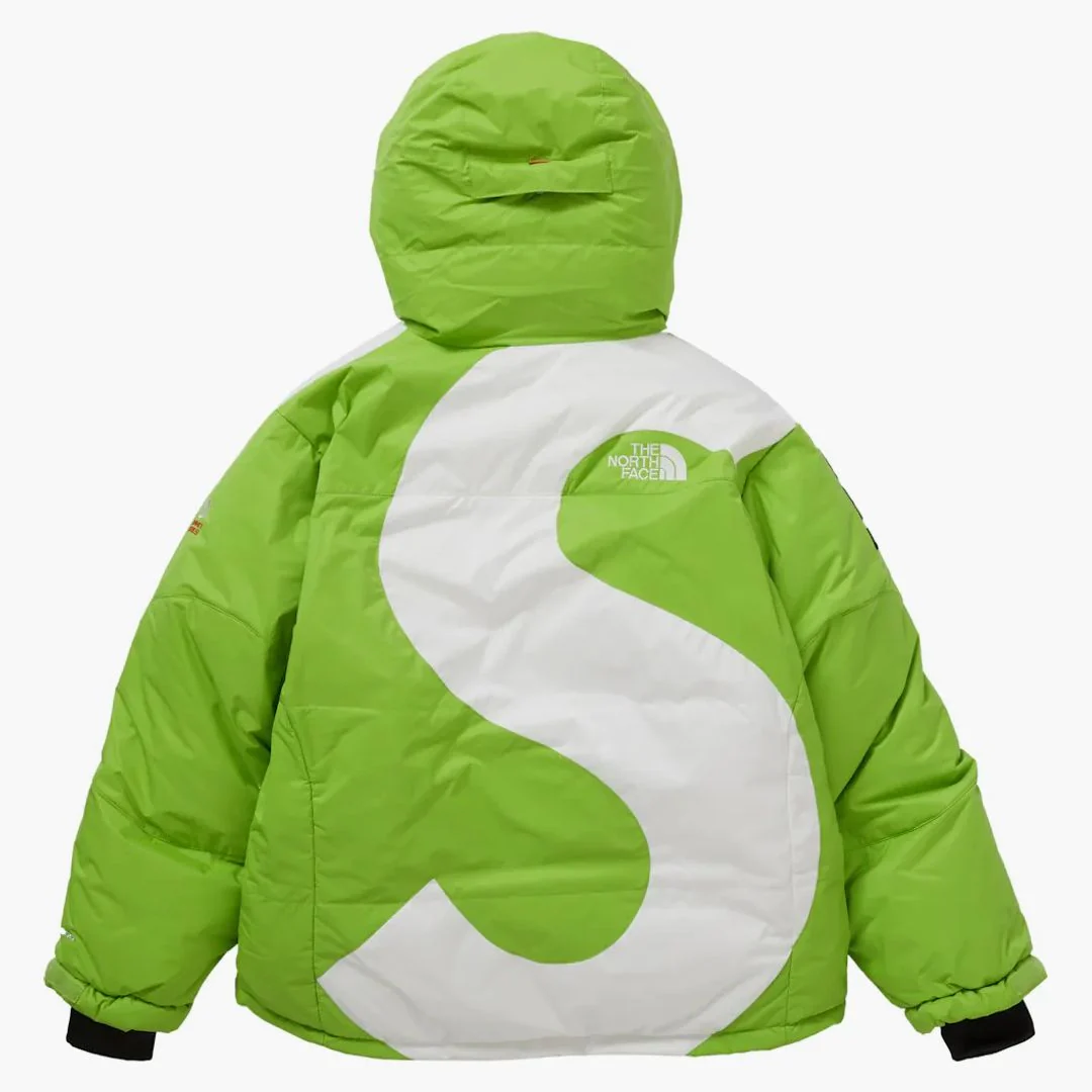 Supreme The North Face S Logo Summit Series Himalayan Parka Lime - Image 2