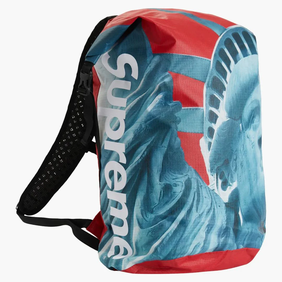 Supreme The North Face Statue Of Liberty Waterproof Backpack Red - Image 2