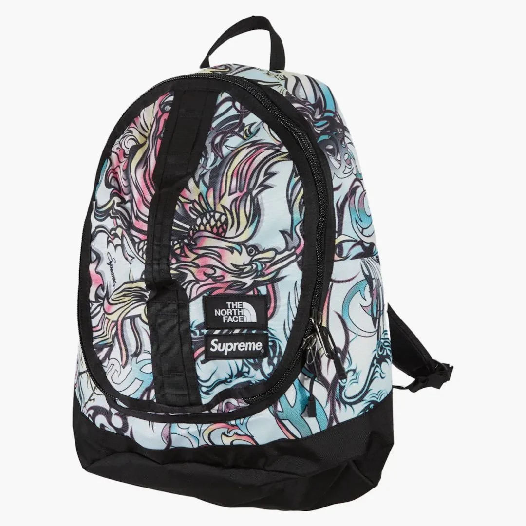Supreme The North Face Steep Tech Backpack (fw22) Multicolor Dragon - Image 3