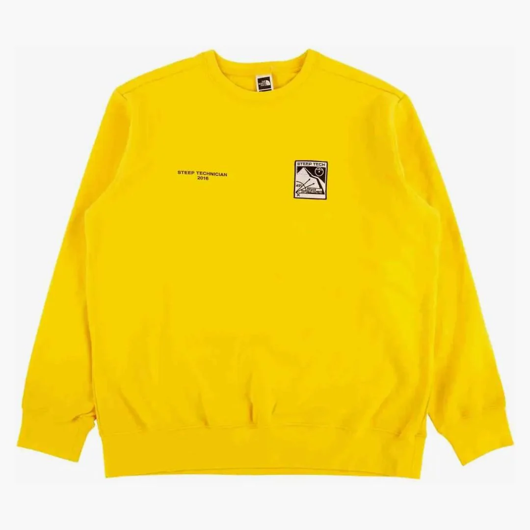 Supreme The North Face Steep Tech Crewneck Yellow