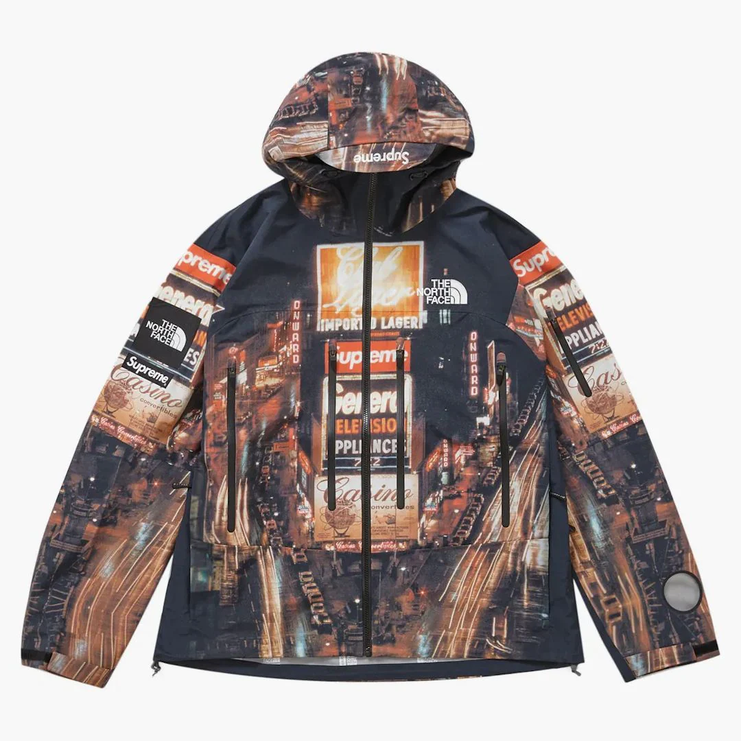 Supreme The North Face Taped Seam Shell Jacket Times Square