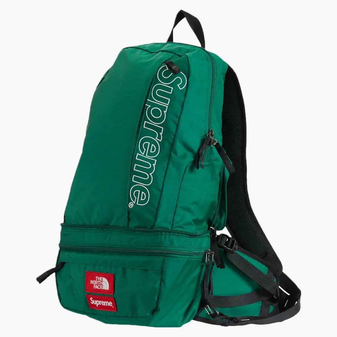 Supreme The North Face Trekking Convertible Backpack And Waist Bag Dark Green - Image 2