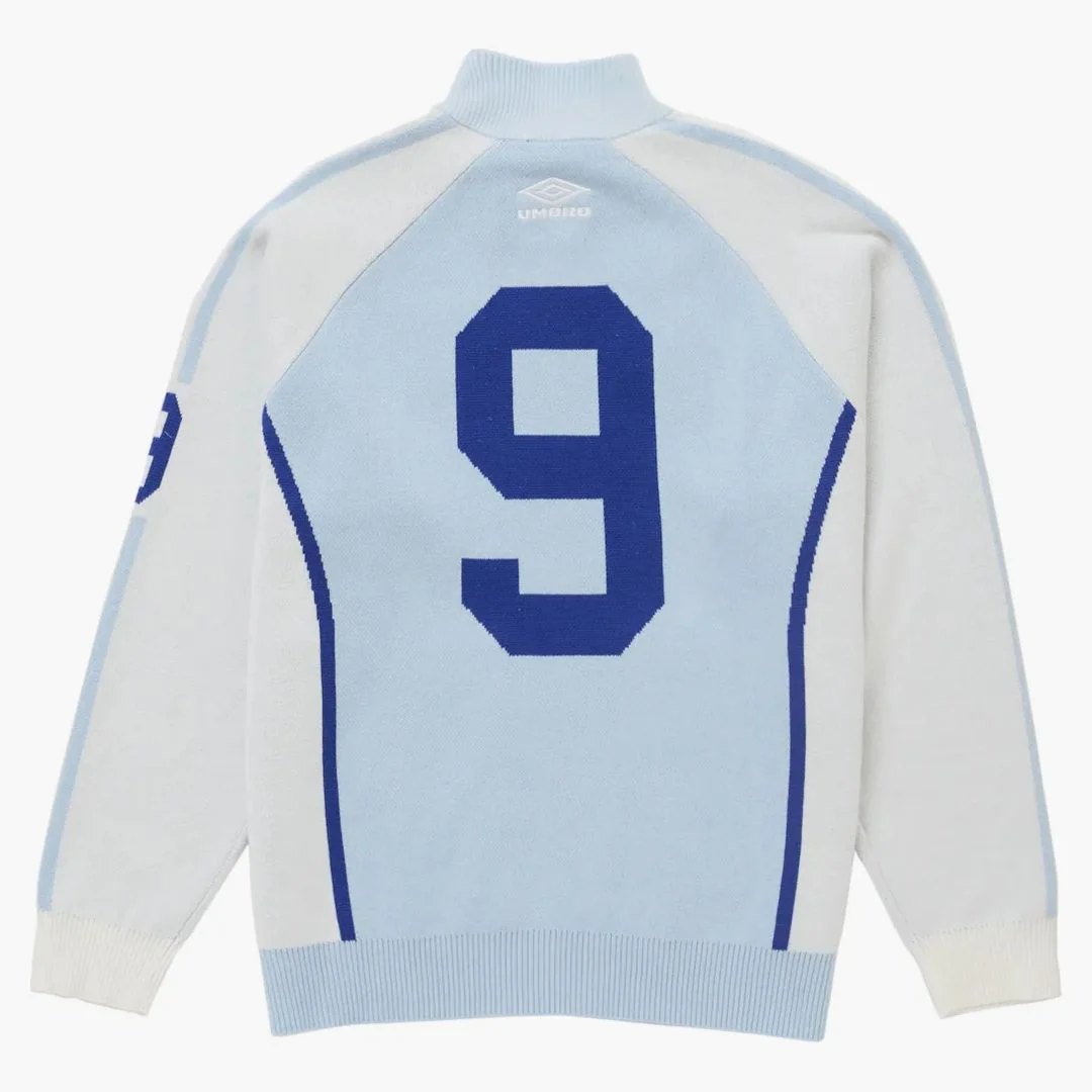 Supreme Umbro Zip Up Sweater Light Blue - Image 2