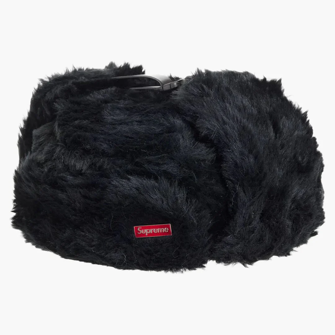 Supreme Ushanka Hat (fw25) Black - Image 2