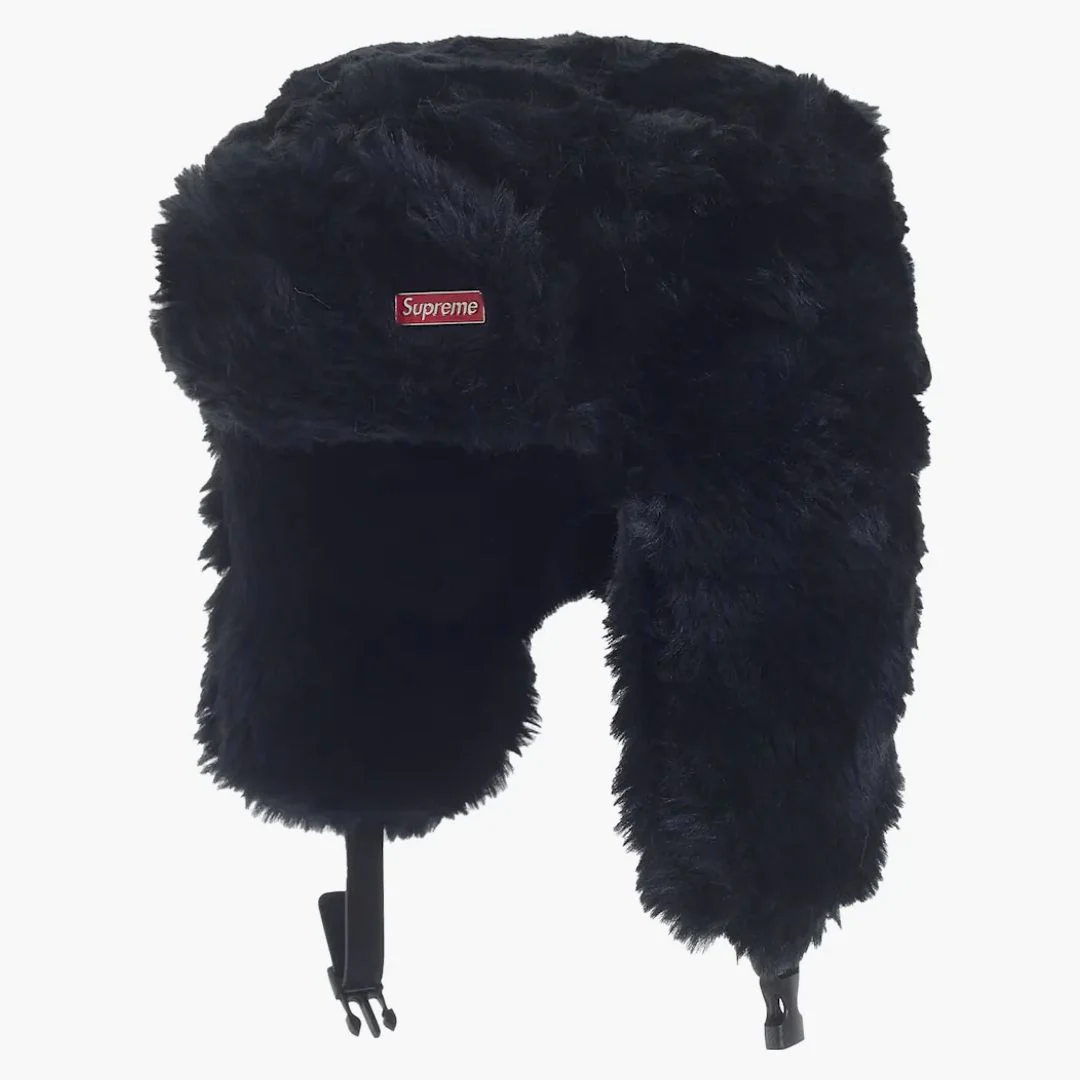 Supreme Ushanka Hat (fw25) Black - Image 4