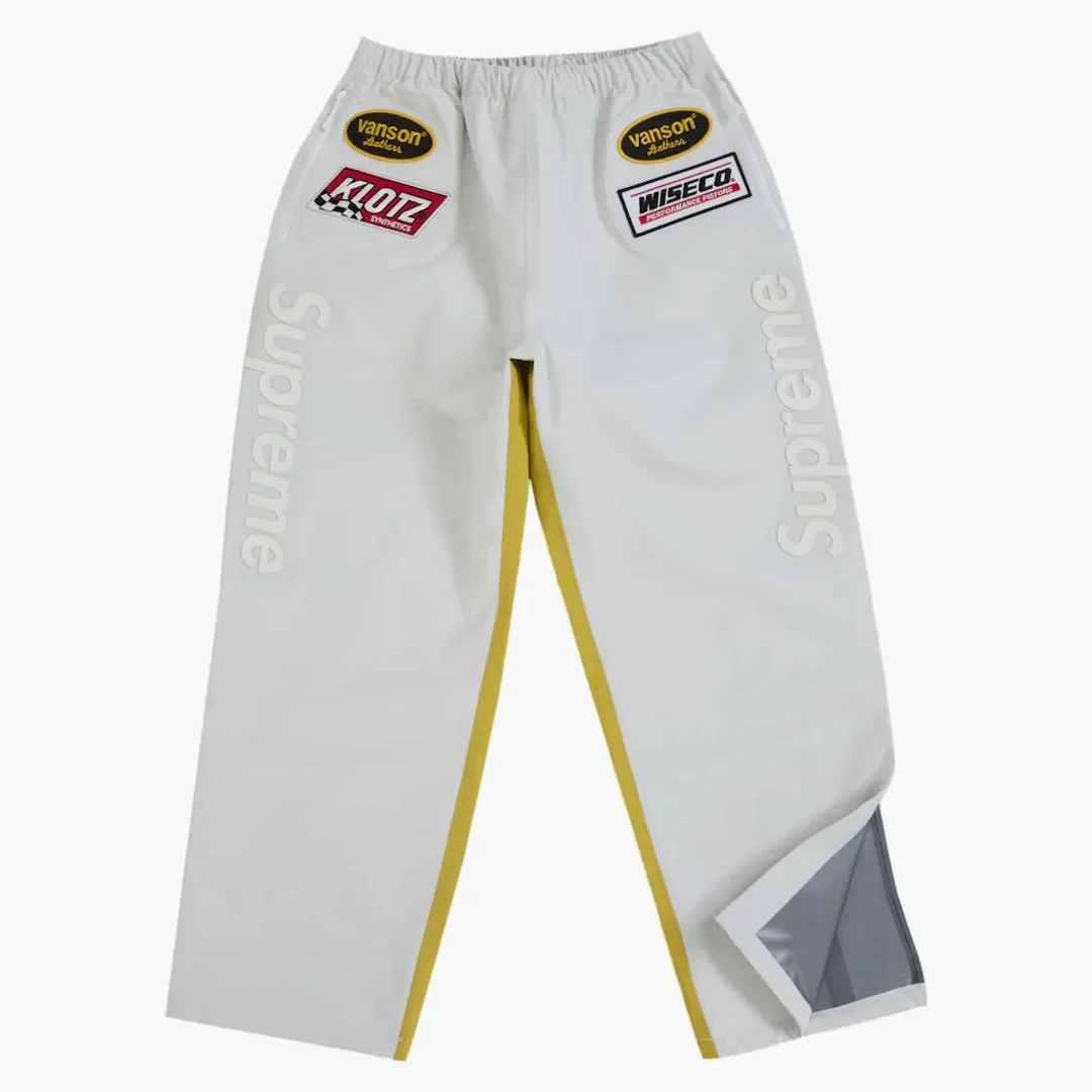 Supreme Vanson Leathers Gore-tex Pant White - Image 4