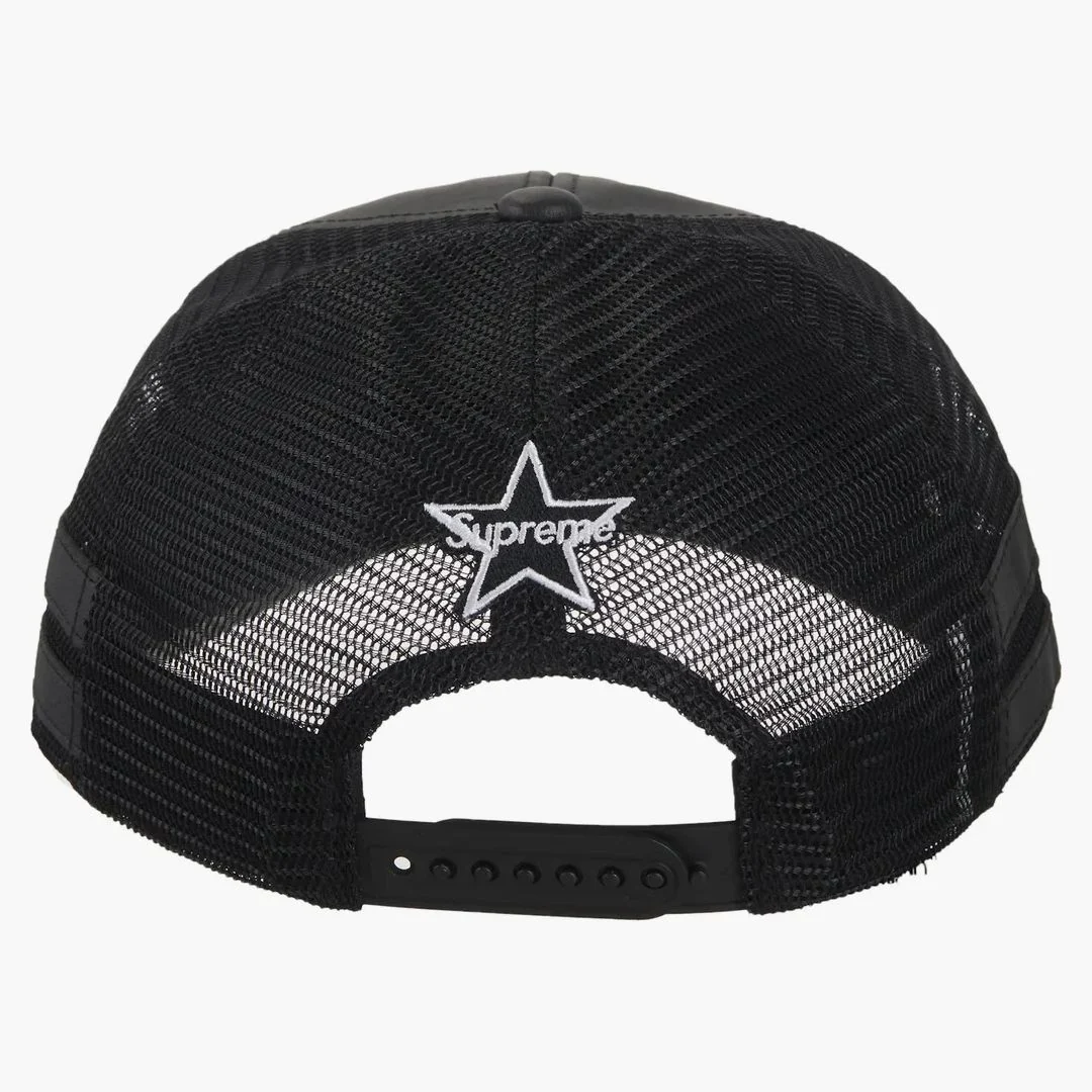 Supreme Vanson Leathers Mesh Back 6-panel Black - Image 2