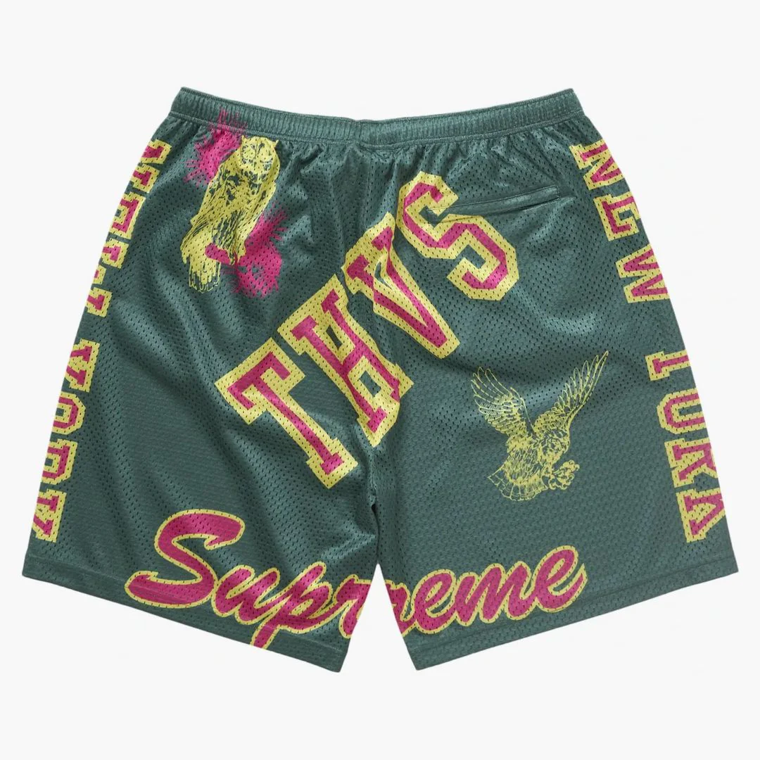 Supreme Varsity Mesh Short Green - Image 2