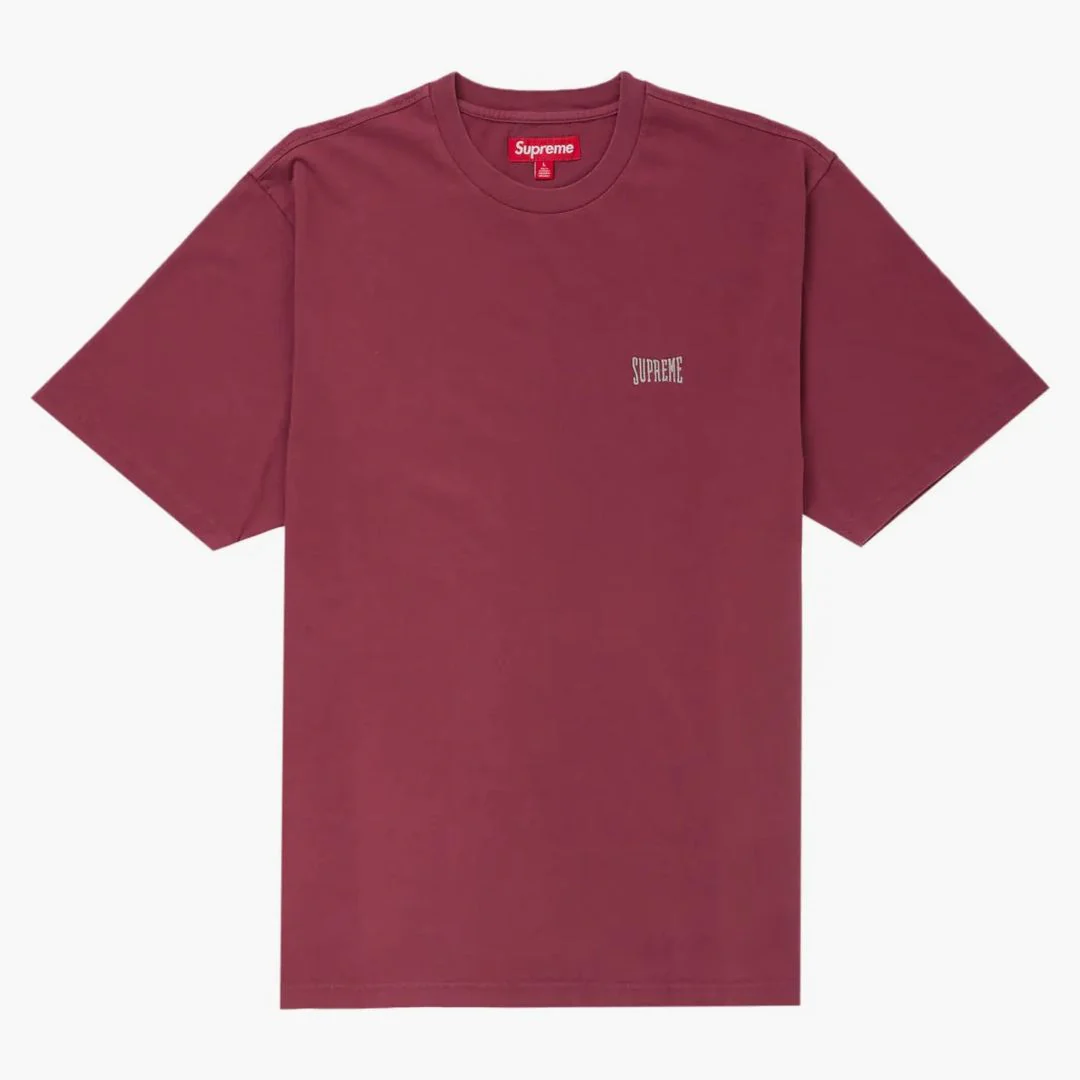 Supreme Warm Up Washed S/s Top Red