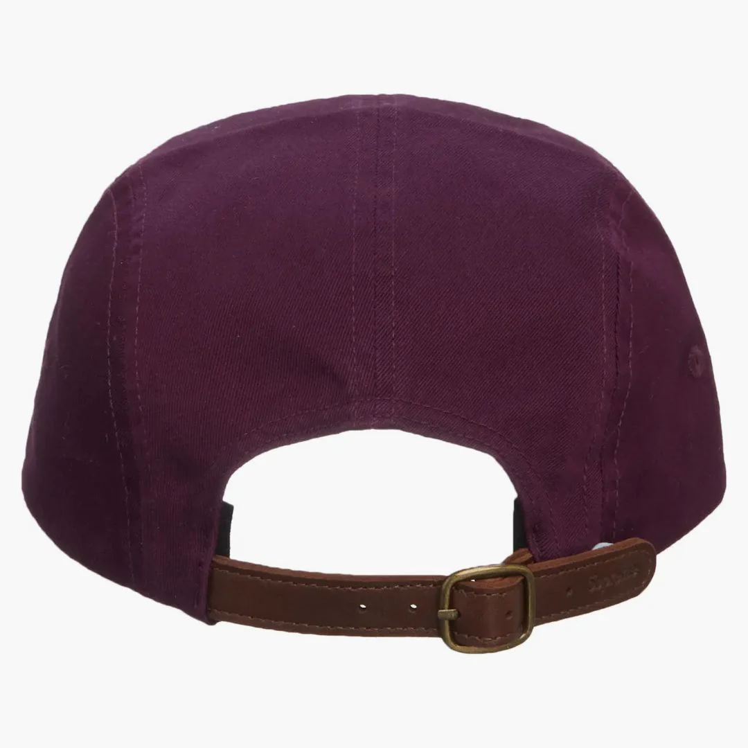 Supreme Washed Chino Twill Camp Cap (fw22) Dark Purple - Image 2