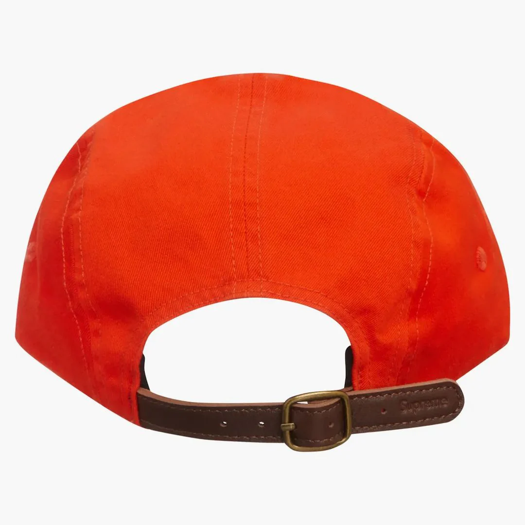 Supreme Washed Chino Twill Camp Cap (fw22) Orange - Image 2