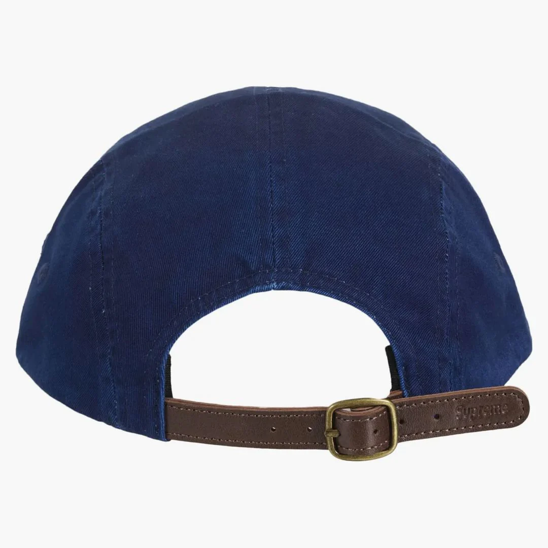 Supreme Washed Chino Twill Camp Cap (ss25) Royal - Image 2