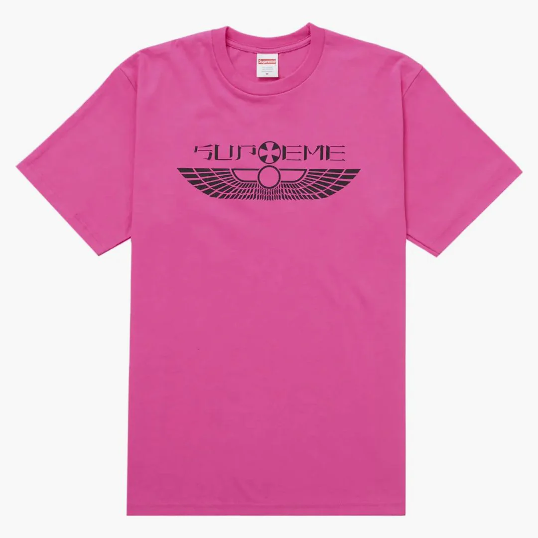 Supreme Wings Tee Fuchsia