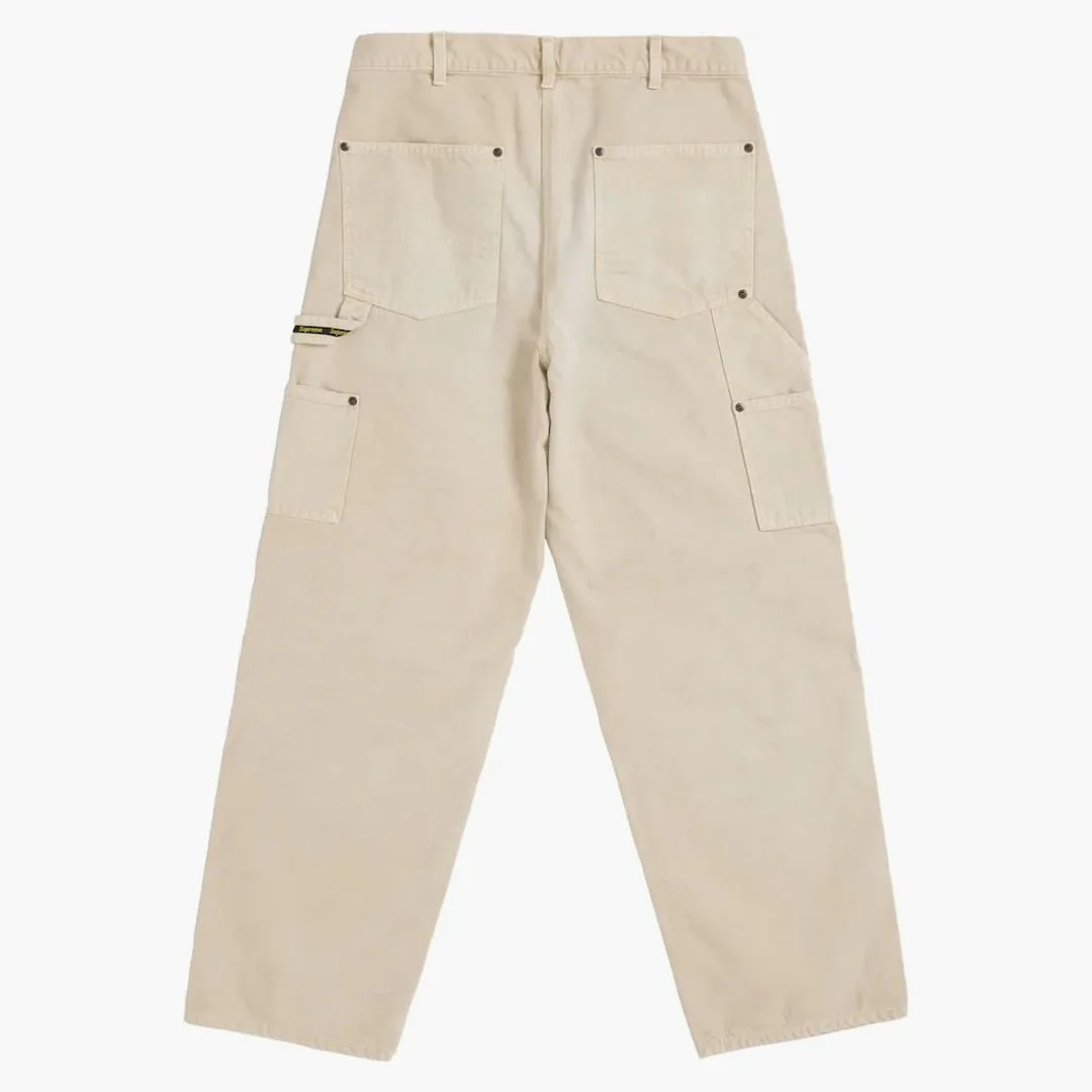 Supreme Worn Double Knee Painter Pant Natural - Image 2