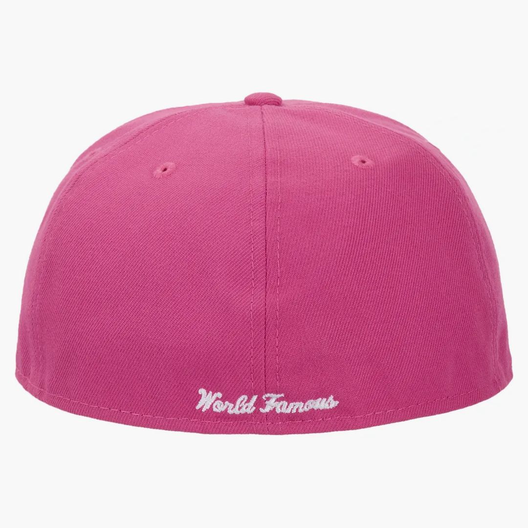 Supreme X New Era Breast Cancer Awareness Box Logo Fitted Hat Pink - Image 2