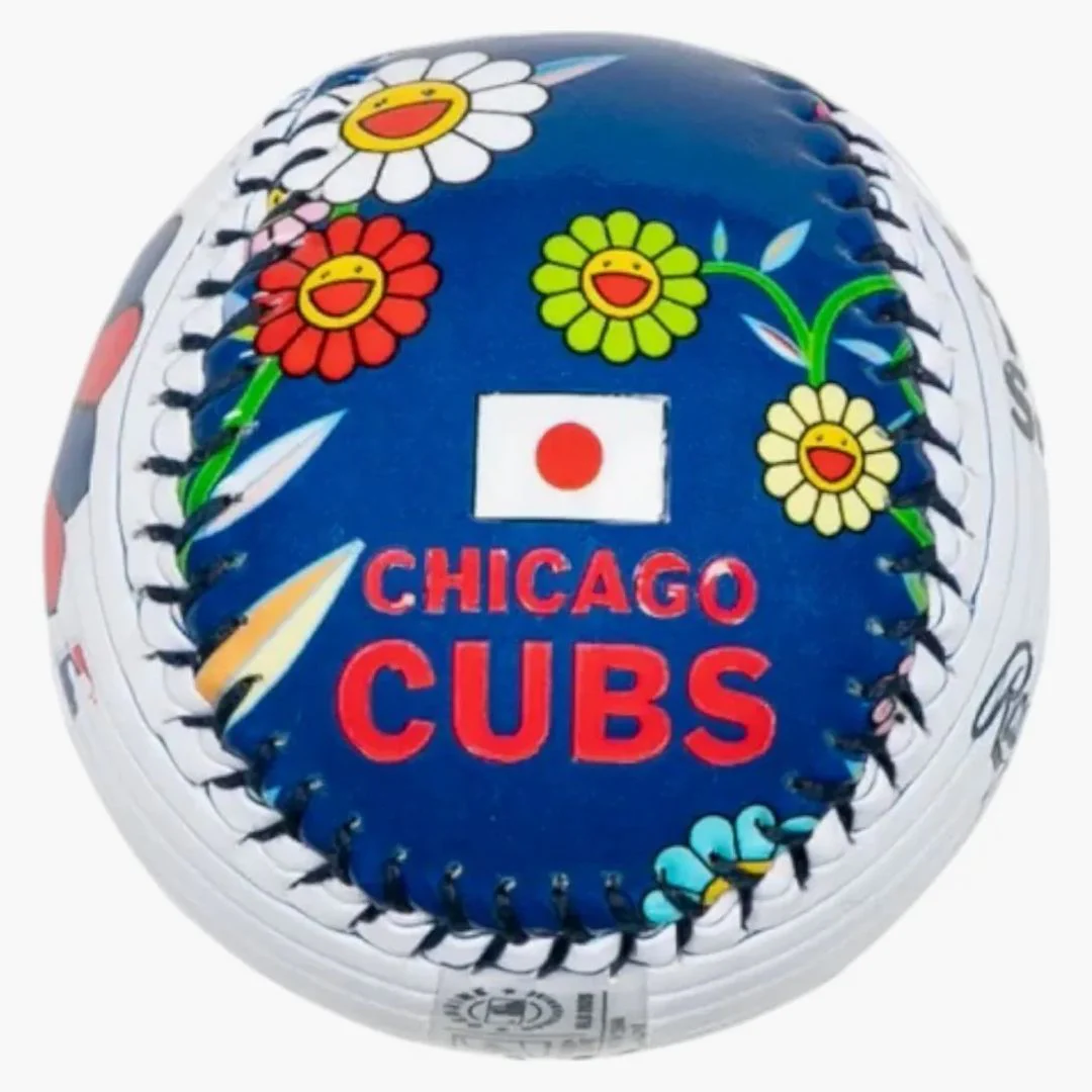 Takashi Murakami Mlb World Tour Tokyo Series 2025 Rawlings Cubs Baseball - Image 3