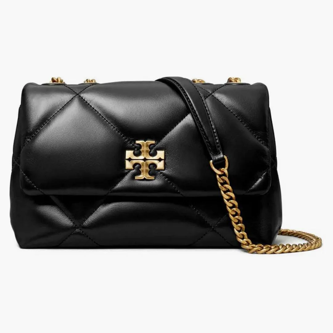 Tory Burch Kira Diamond Quilt Small Convertible Shoulder Bag Black - Image 2