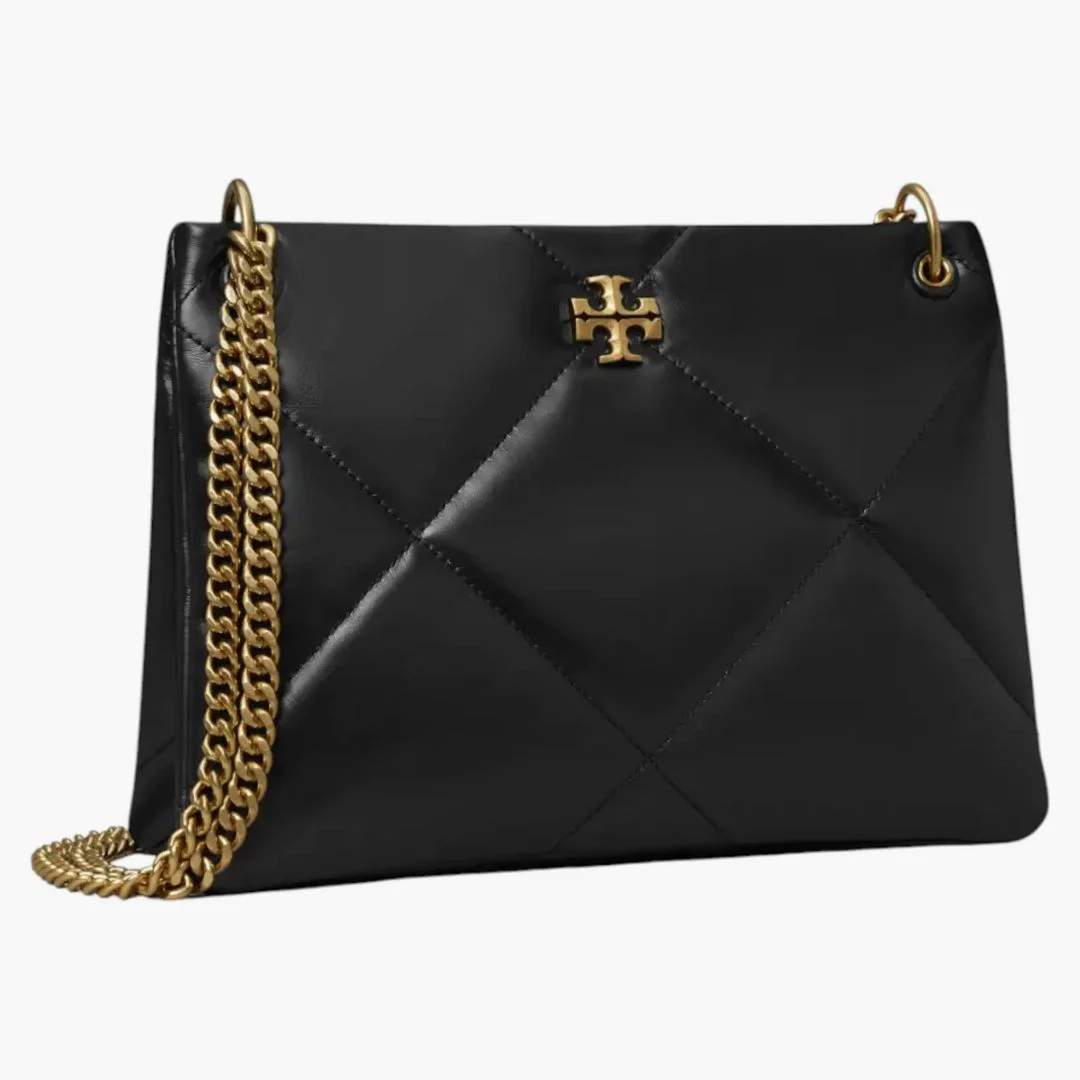 Tory Burch Kira Diamond Quilt Small Shoulder Bag Black - Image 2