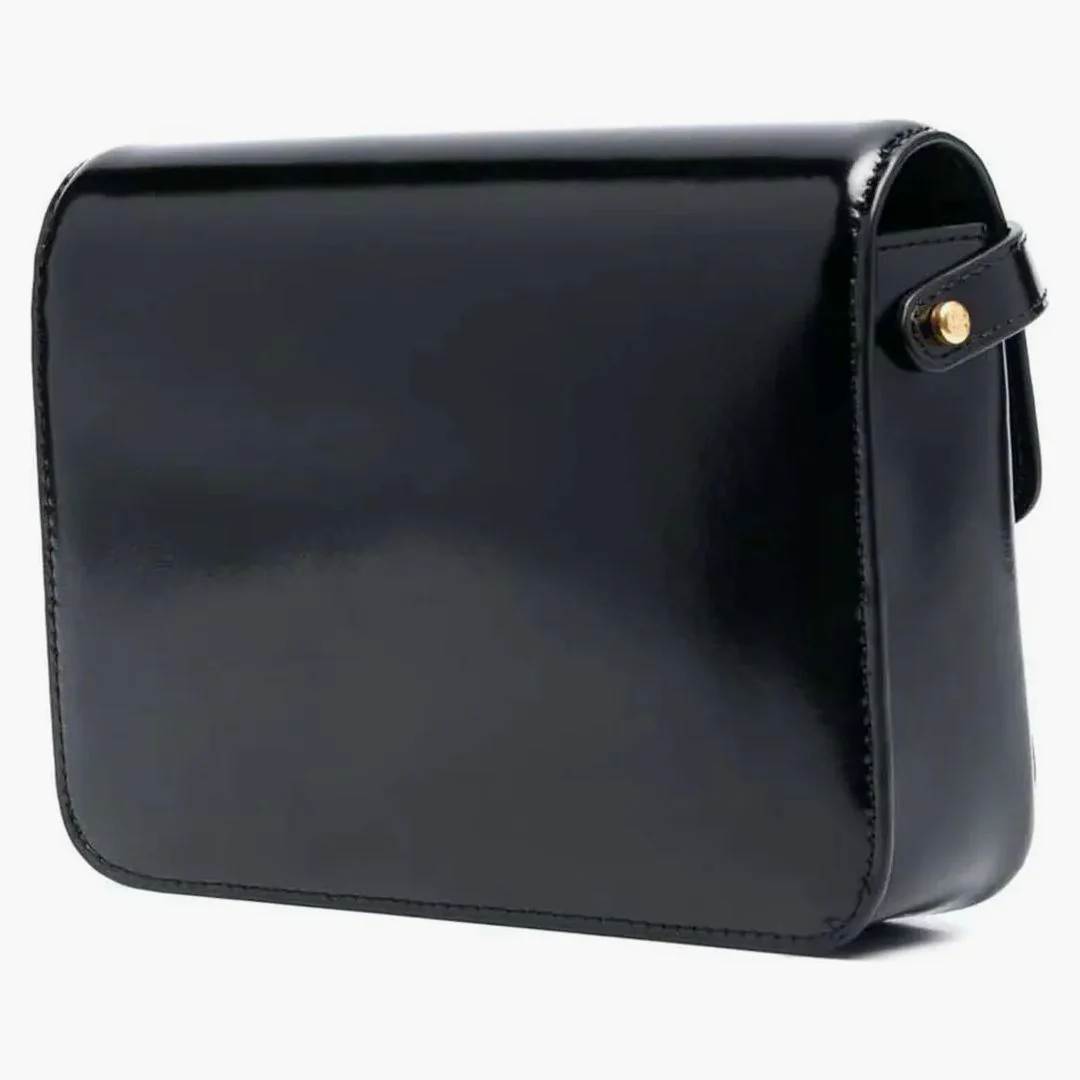 Tory Burch Robinson Spazzolato Shoulder Bag Black - Image 2