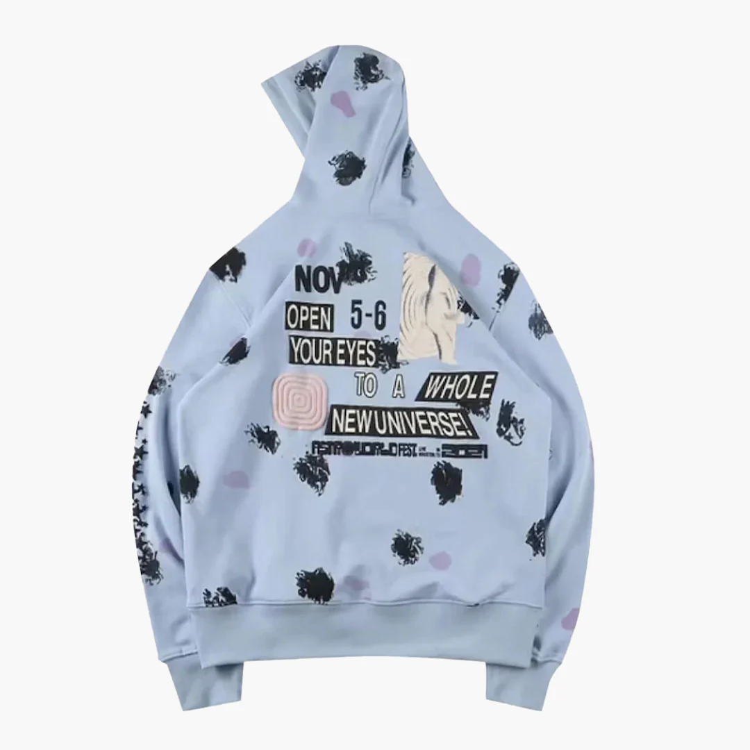 Travis Scott Astrofest See You In Utopia  Hoodie Tie Dye - Image 2
