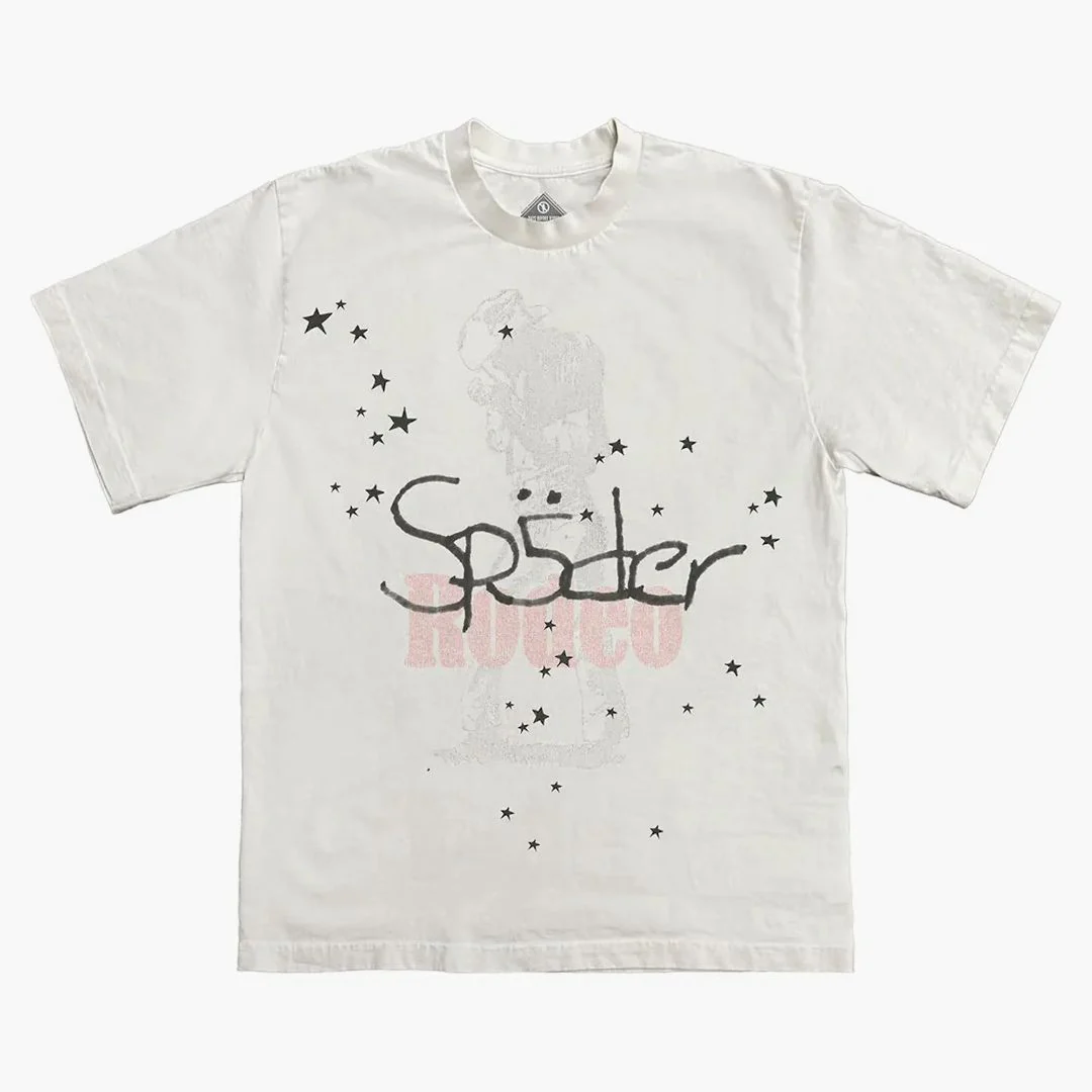 Travis Scott Cactus Jack X Sp5der Days Before Rodeo Ii Tee White