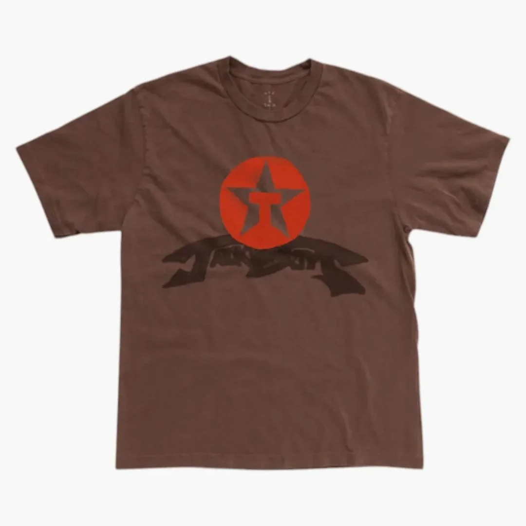 Travis Scott Jackboys 2 A1 T-shirt Brown