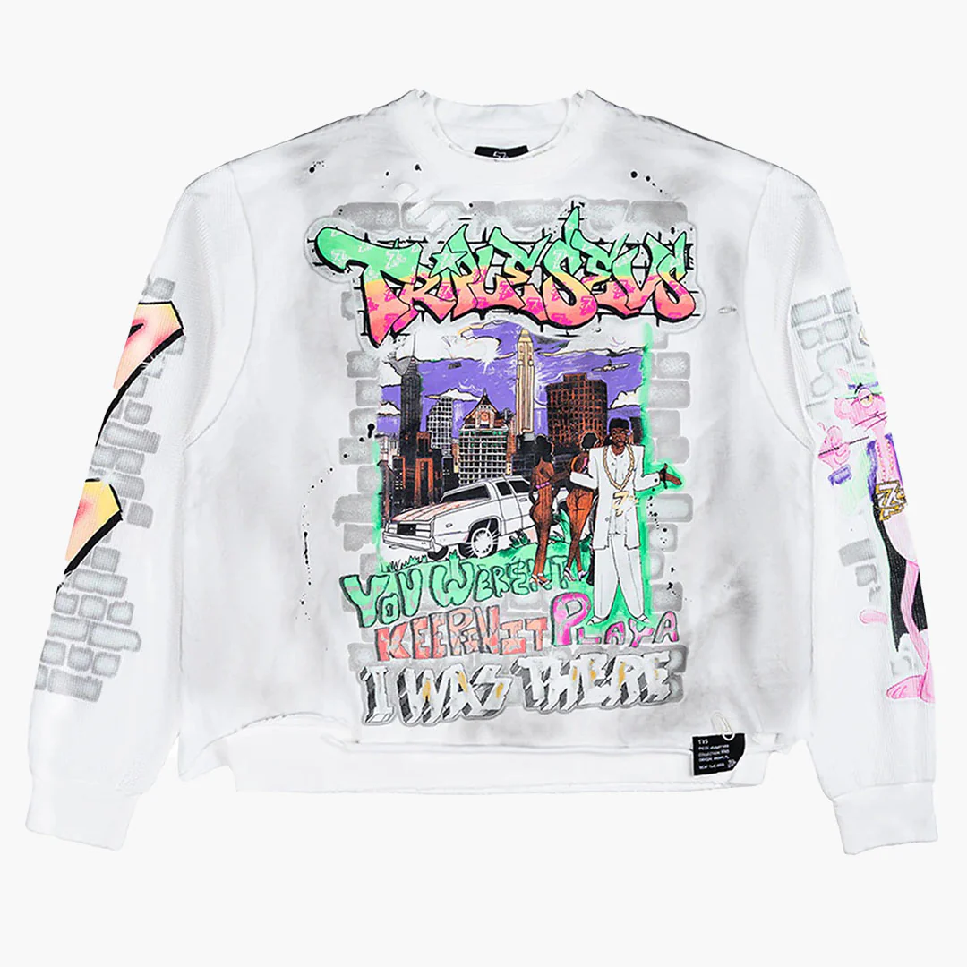 Triple Seven Player Longsleeve White