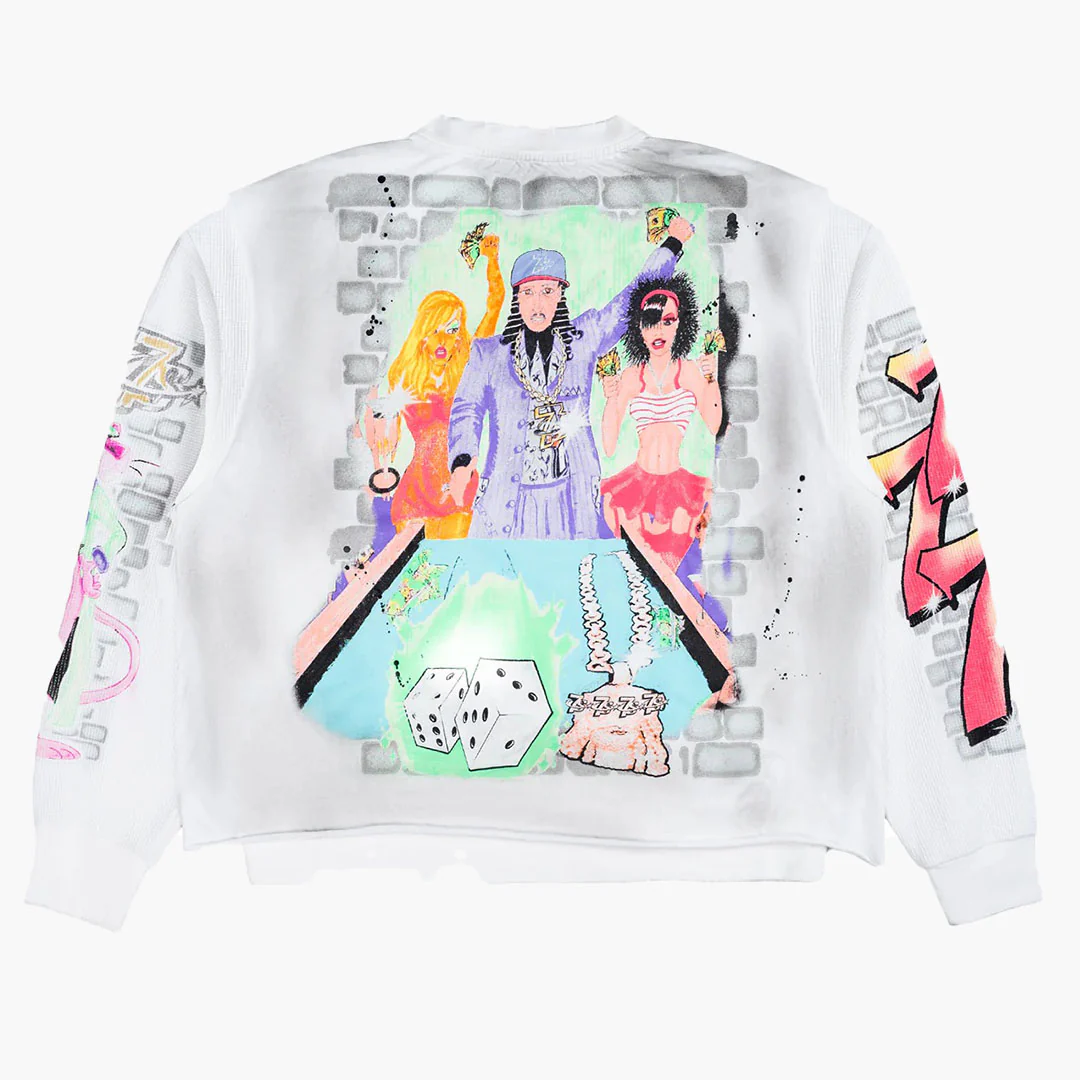 Triple Seven Player Longsleeve White - Image 2