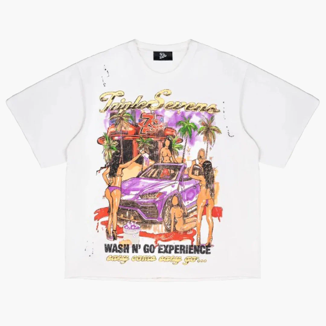 Triple Seven Wash & Go T-Shirt Cream