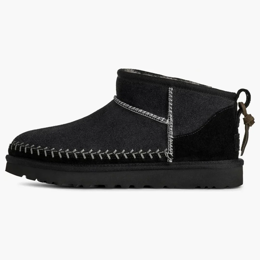 Ugg Classic Ultra Mini Biarritz Boot Black (women's)