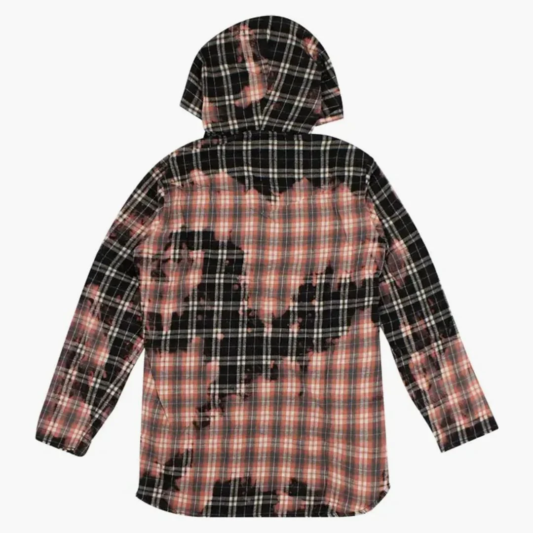 Vlone Flannel With Studs Purple Pink - Image 2