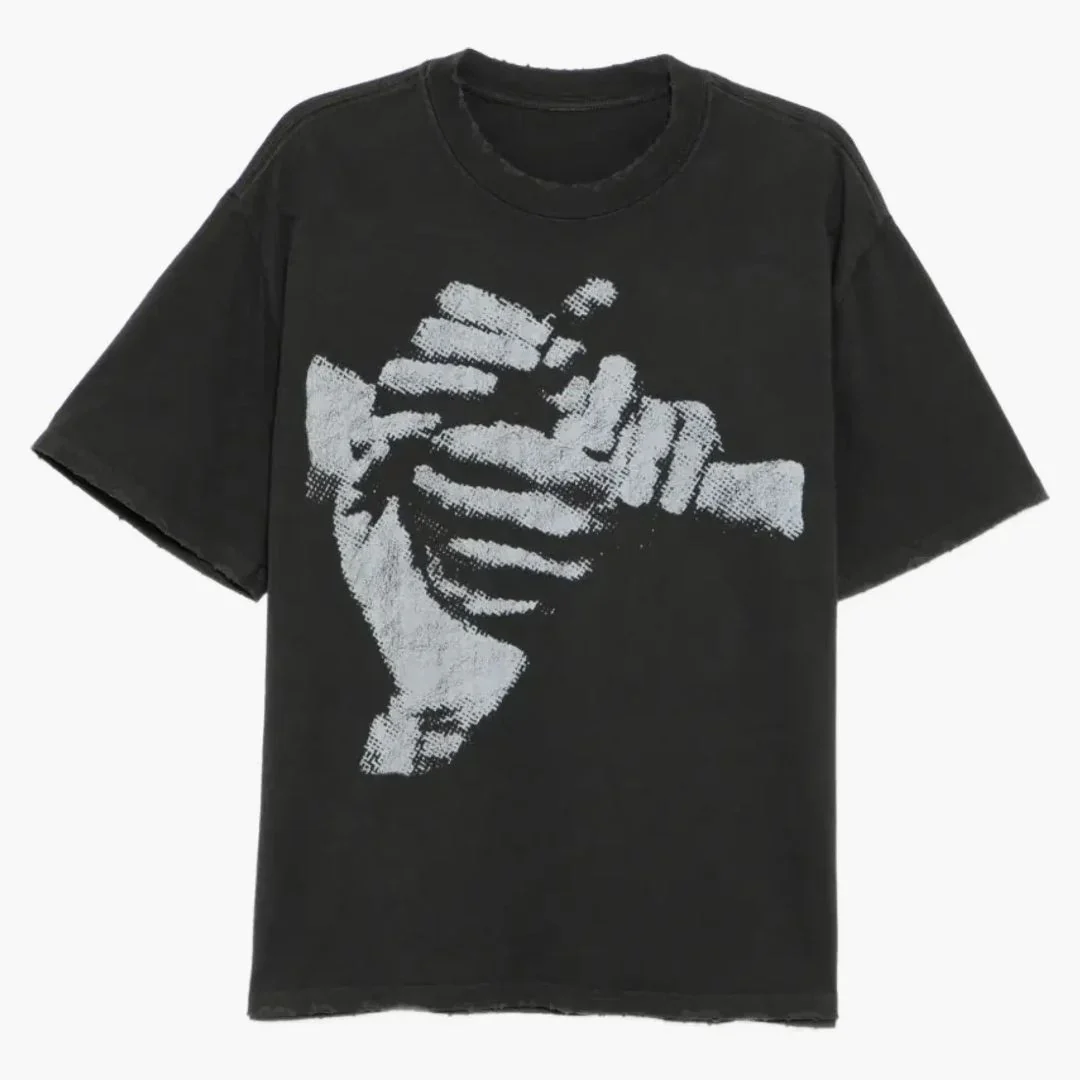 Warman Friendship Graphic T-Shirt Black