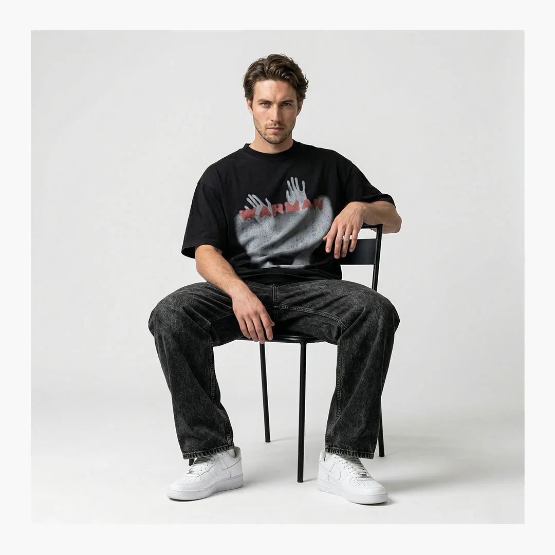 Warman Spreads Legs Graphic T-Shirt - Image 2