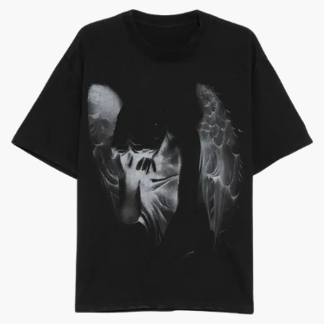 Warman Weeping Angel Graphic T-Shirt Black